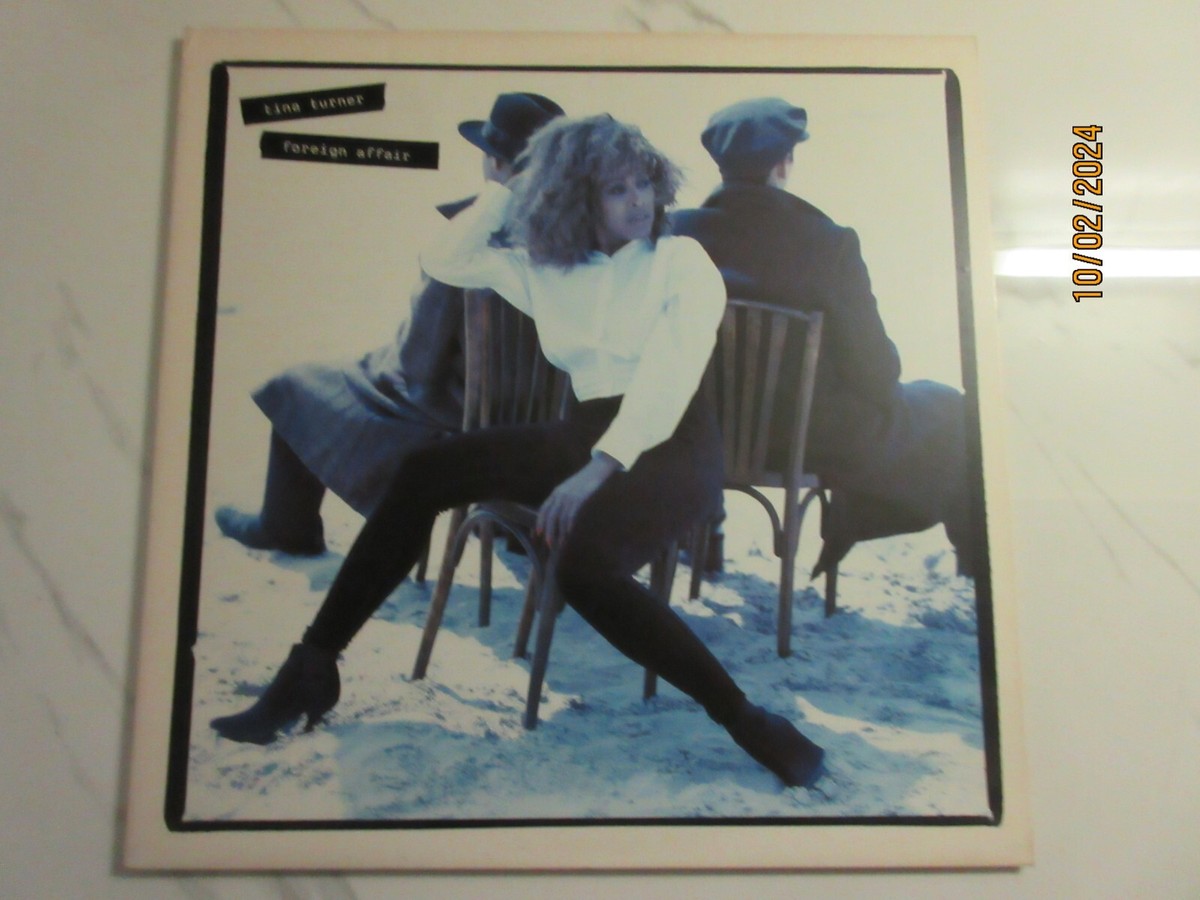Tina Turner Foreign Affair Vinyl Record LP Made In USA 1989 Inner