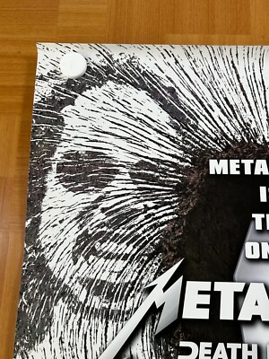 METALLICA / DEATH MAGNETIC 2008 Japan Original Promo Poster B2