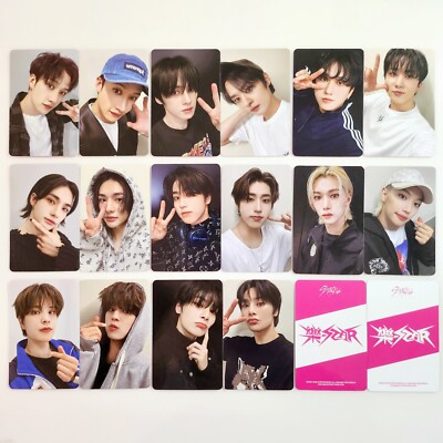 STRAY KIDS ROCK STAR SOUNDWAVE 1st Lucky Draw Photo Cards +