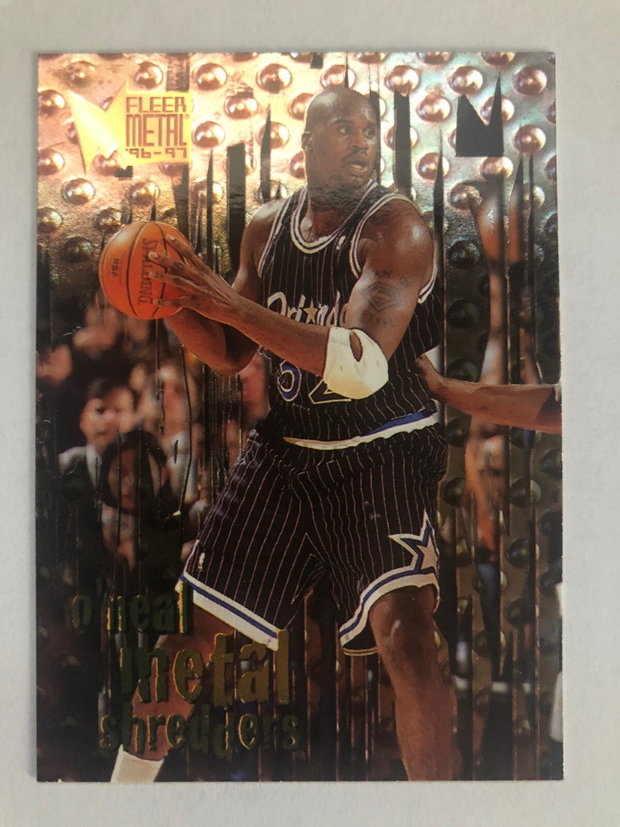 1996-97 Fleer Metal Basketball Metal Shredders Shaquille O'Neal