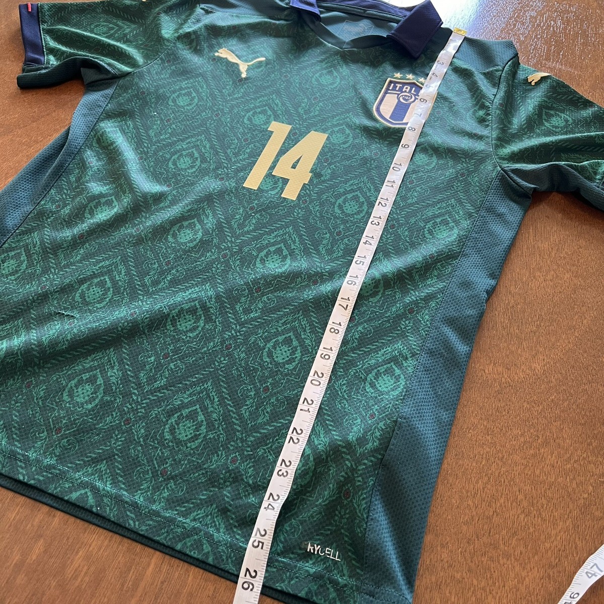 Puma Italy 2019/2020 Renaissance CHIESA #14 third Jersey Size SM
