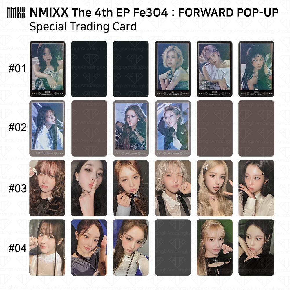 NMIXX The 4th EP Album Fe3O4 : FORWARD POP-UP Special Trading Card