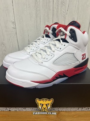 Air Jordan 5 Retro Fire Red Black Tongue HQ7978-101 IN HANDS SHIPS