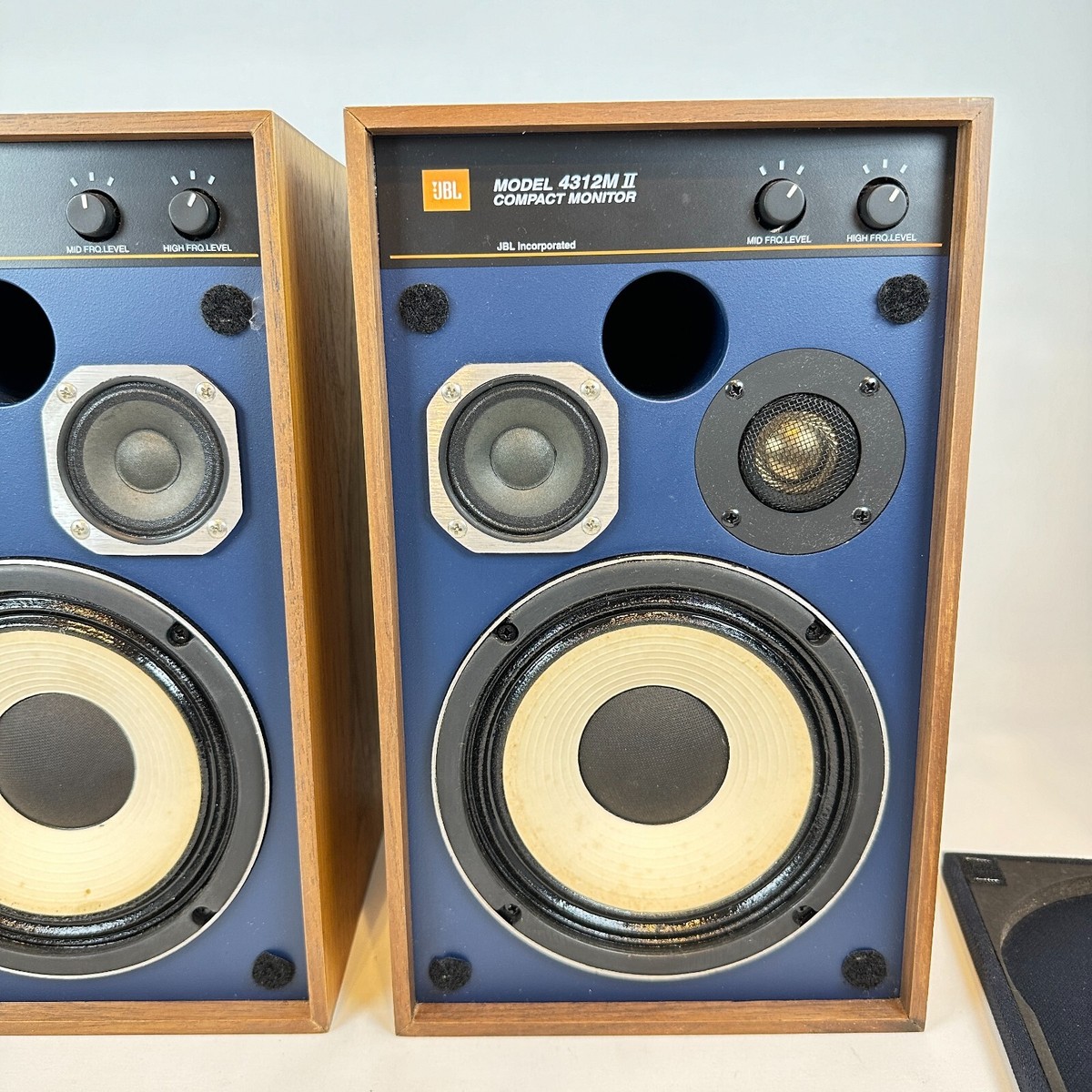 JBL 4312M Ⅱ 2 Compact 3 Way LoudSpeaker Speaker Set Blue | eBay