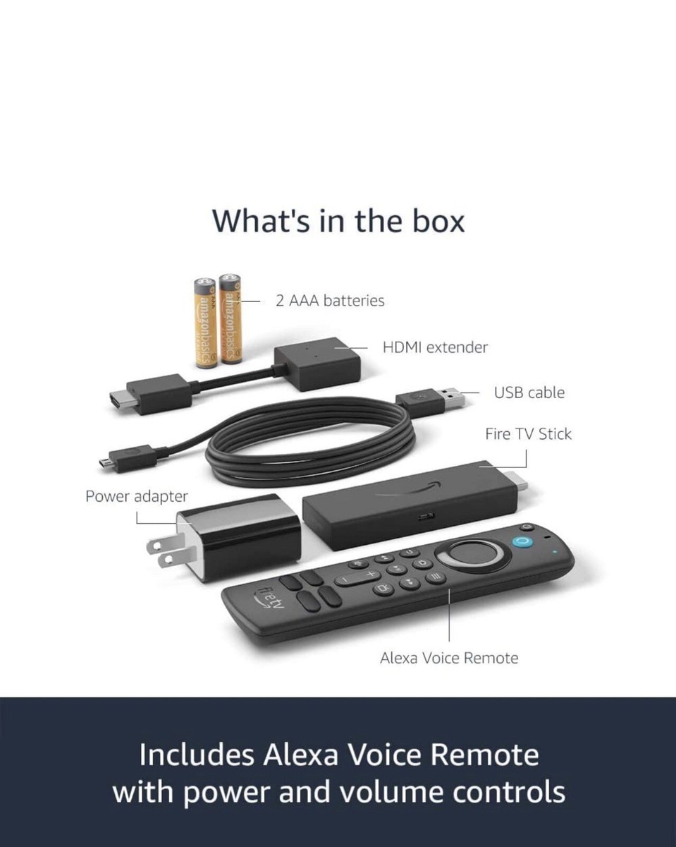 2024-2025 Amazon Fire TV Stick HD 3rd Gen 8GB w/Alexa includes TV