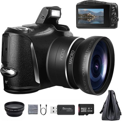 NBD Digital Camera 4K Ultra HD 48MP All-in-One Vlogging Camera