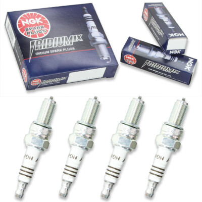 4pcs 07-11 Kawasaki ZX600 Ninja ZX-6R NGK Iridium IX Spark Plugs