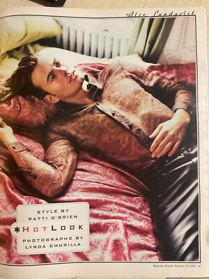 august 1996 Rolling Stone #741 Cameron Diaz sexy cover + Guinevere