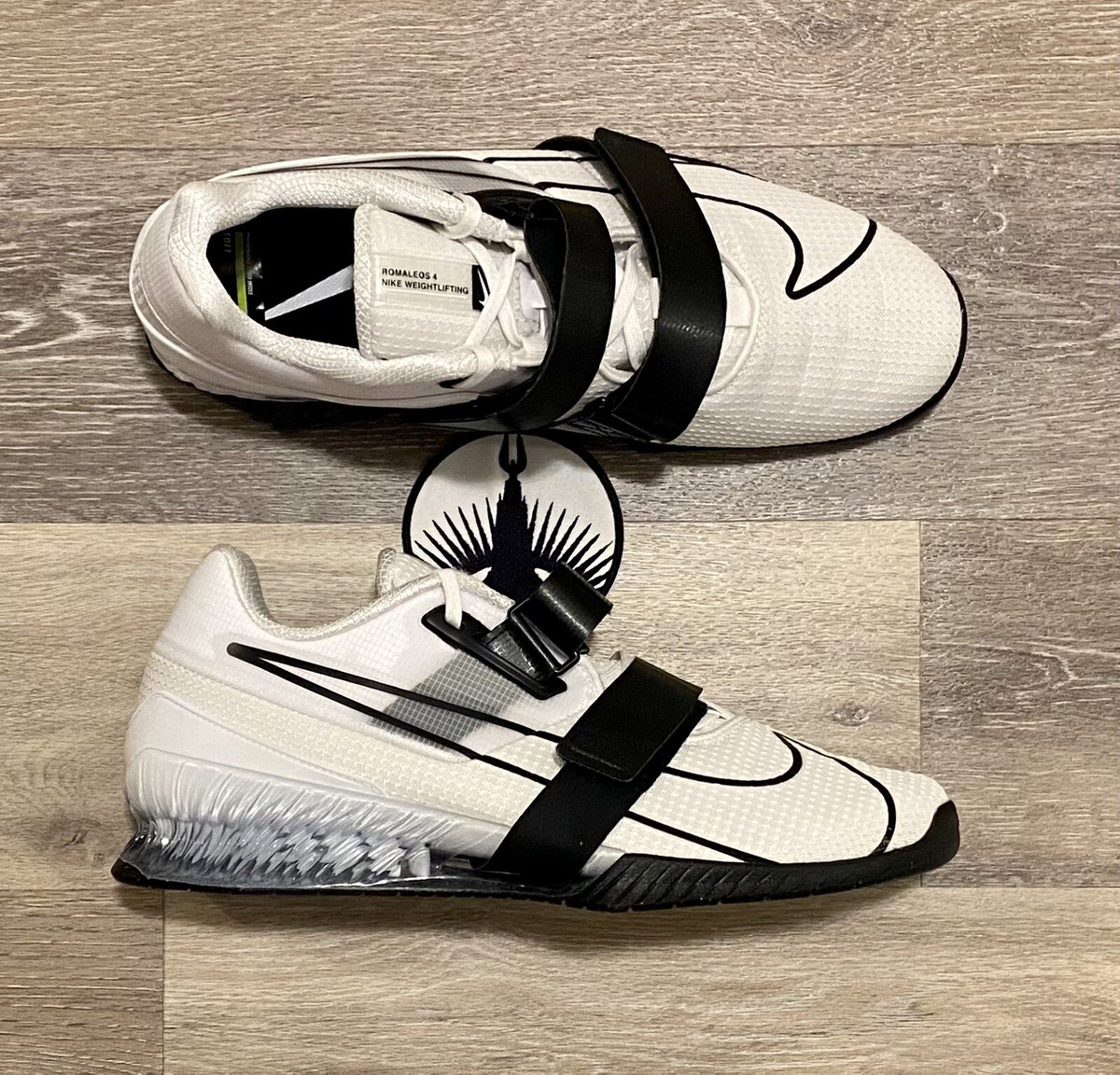 Nike Romaleos 4 'White Black' Weightlifting Shoes SAMPLE CD3463