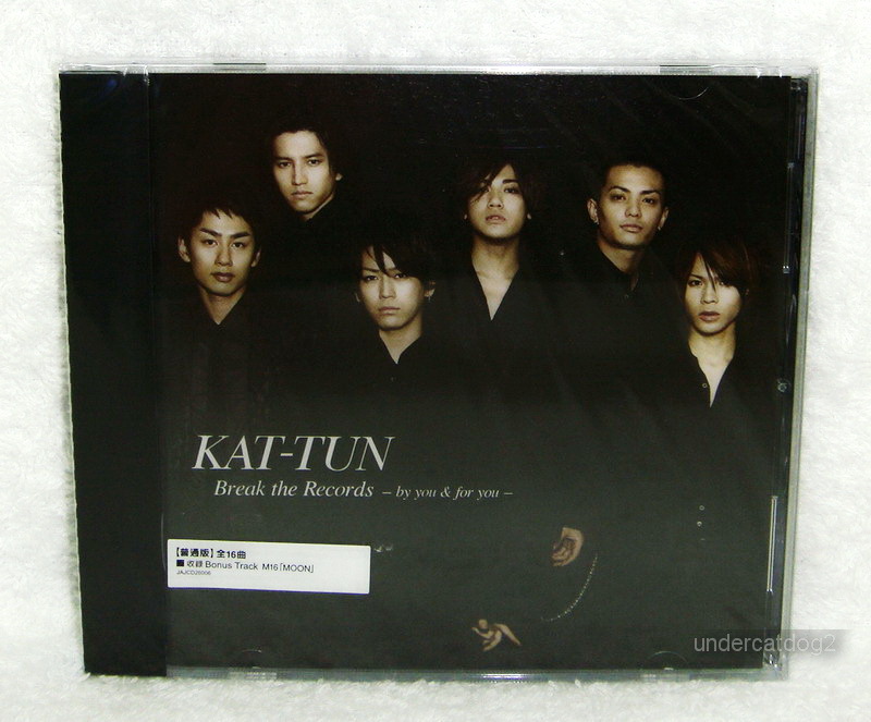 J-POP KAT-TUN Break The Records Taiwan CD (16-trks) w/Bonus Track