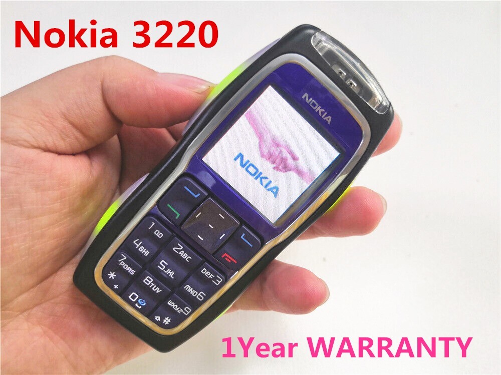 Nokia 3220 - Blue (Unlocked) GSM900/1800/1900 Cellular Phone +