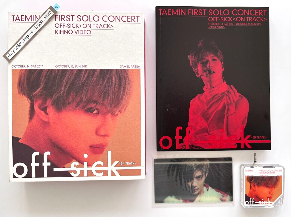 SHINee TAEMIN OFF SICK Kihno Video + Photobook + Lenticular