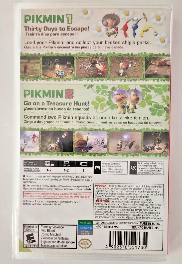 Pikmin 1+2 & 3 Deluxe & 4 Switch New Game Bundle Special (Real