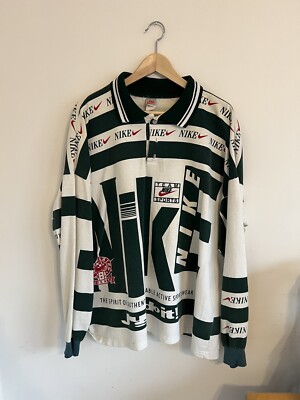 Nike 80s 90s ORIGINAL Archive Logo Polo Cactus Plant Flea Market