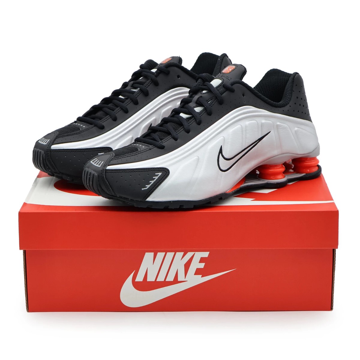 BV1111-008 Nike Shox R4 OG Black and Metallic Silver (Men's) | eBay
