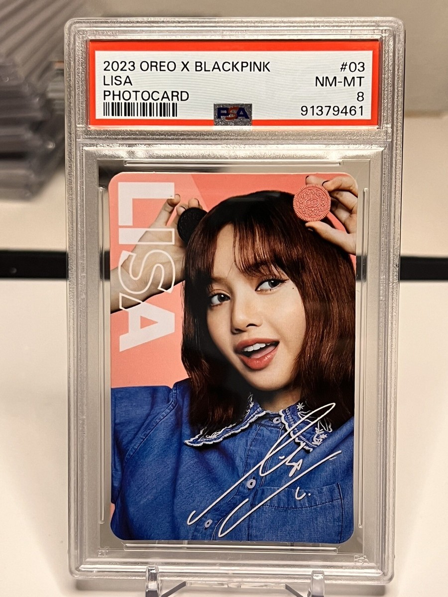 Blackpink X Oreo Lisa Photocard (#3) PSA 8 | eBay