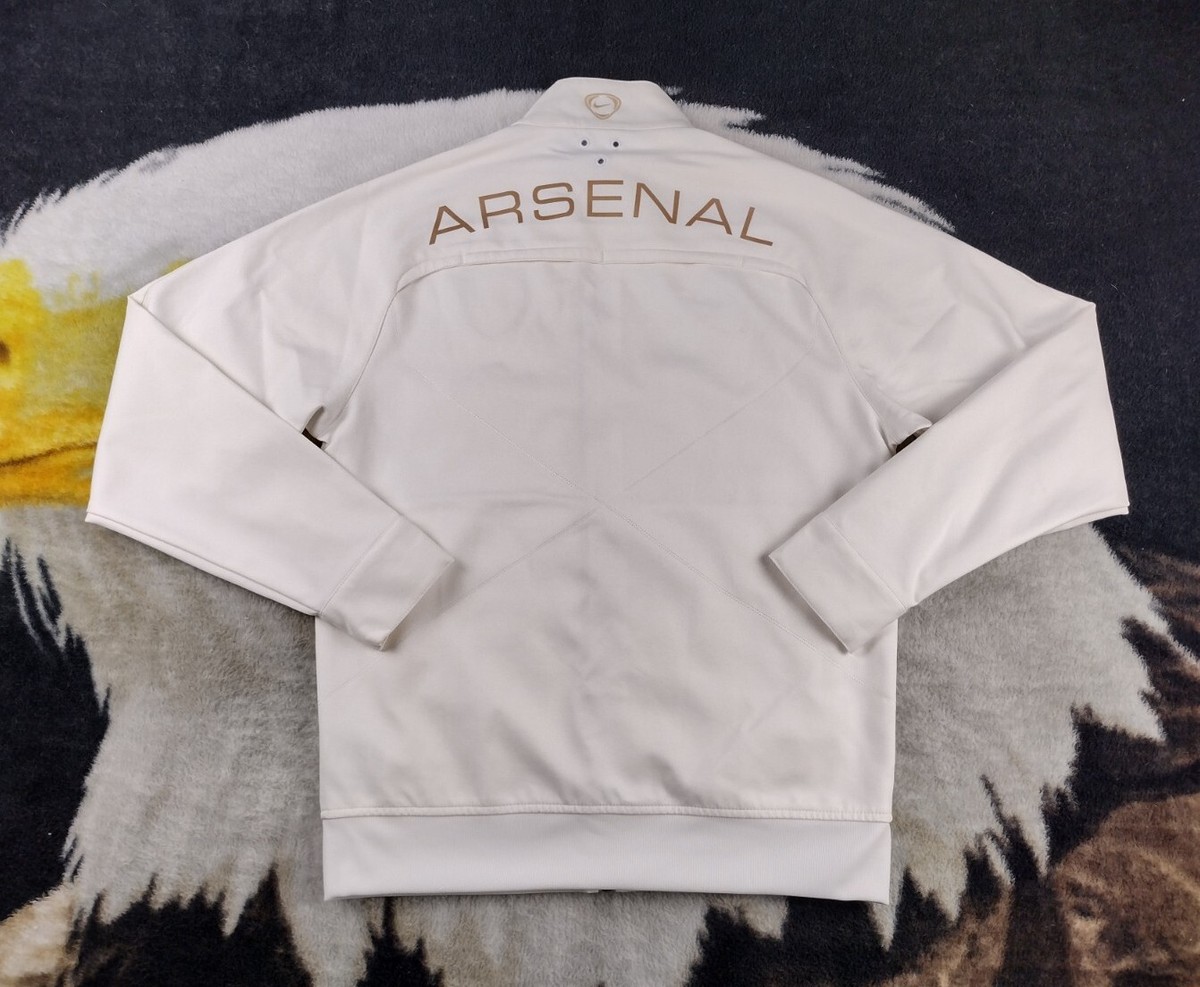 Arsenal Nike 2007/08 Limited Edition Ivory Off White Track Jacket