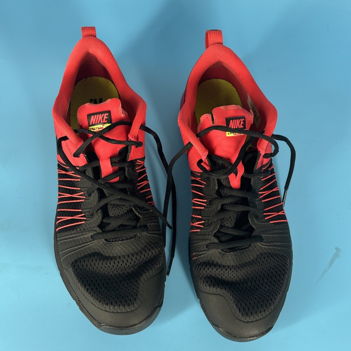 Nike Flywire Men's 12 Blue Red black Crossfit Training Shoe