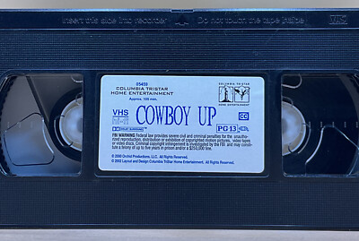 Cowboy Up VHS 2002 Kiefer Sutherland **Buy 2 Get 1 Free