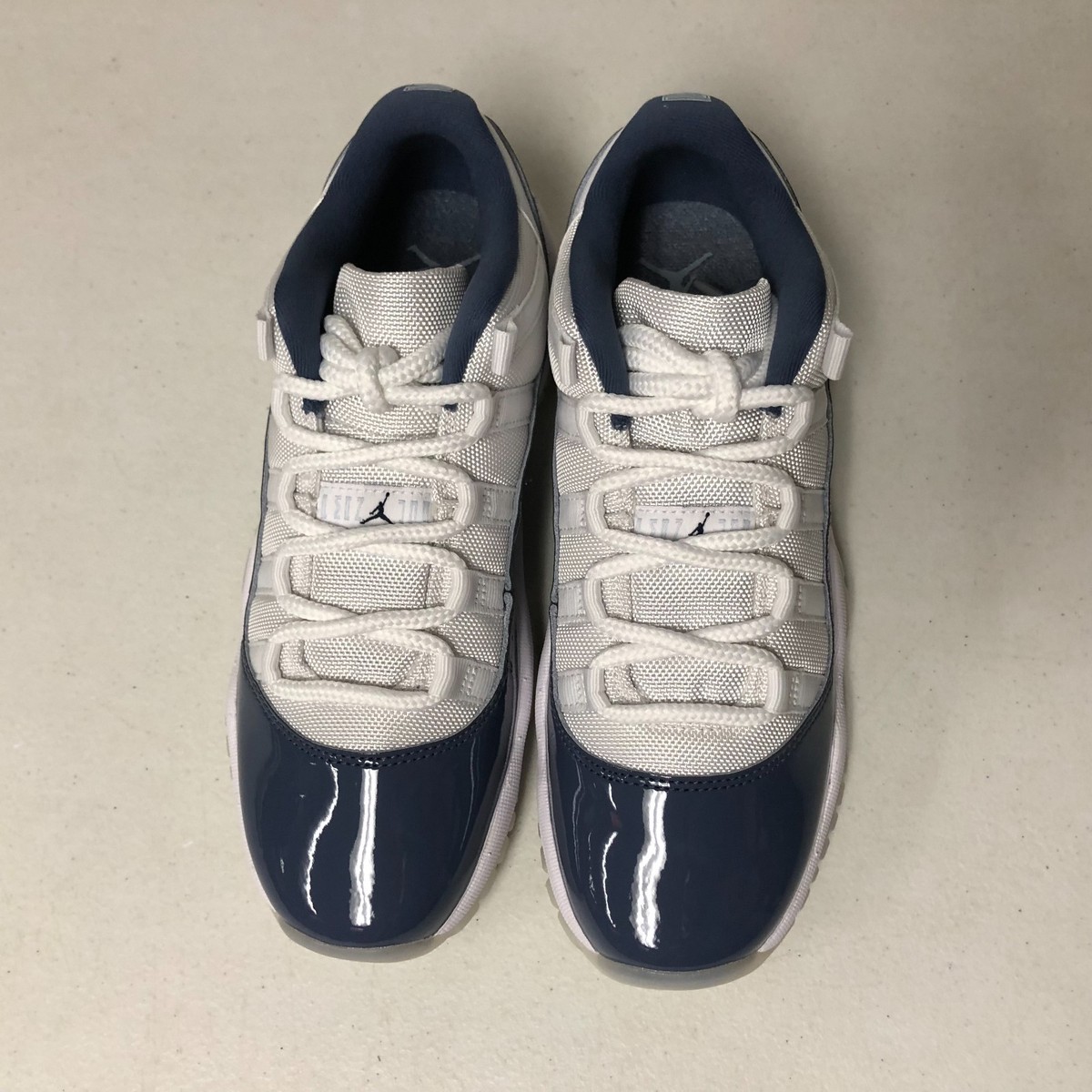 Air Jordan 11 Retro Low GS White Midnight Navy FV5121-104 Size 7y