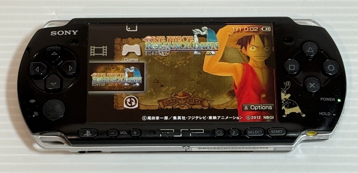Sony PSP-3000 Console Black One Piece ROMANCE DAWN Limited Edition
