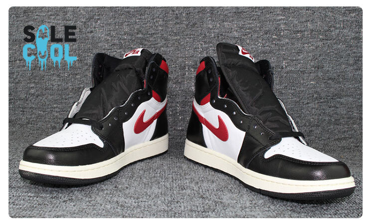 Nike Air Jordan 1 AJ1 Retro High Men Black Gym Red White Shoes