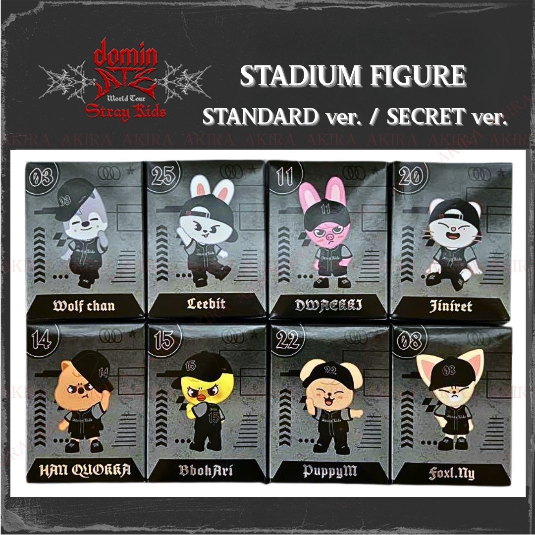 STRAY KIDS dominATE JAPAN 2025 SKZOO STADIUM FIGURE OFFICIAL MD