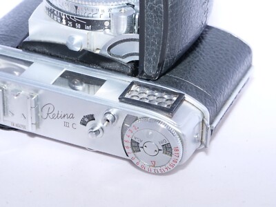 Kodak Retina IIIC (BIG C) 35mm rangefinder camera. Xenon 50mm f2
