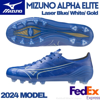 MIZUNO Soccer Cleats Mizuno Alpha ELITE P1GA246227 Laser Blue