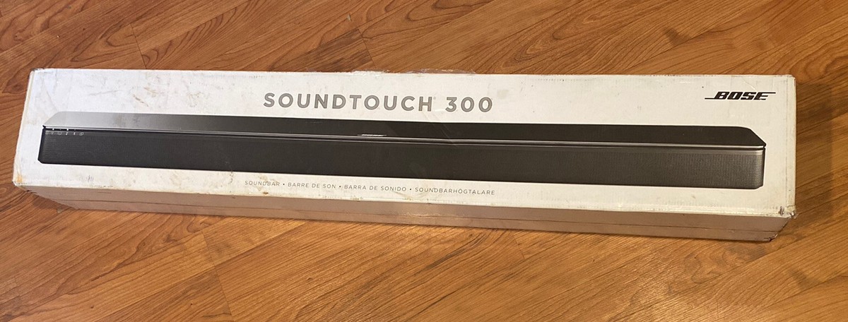 Mint Bose SoundTouch 300 Soundbar Black-Bose Sound With Remote