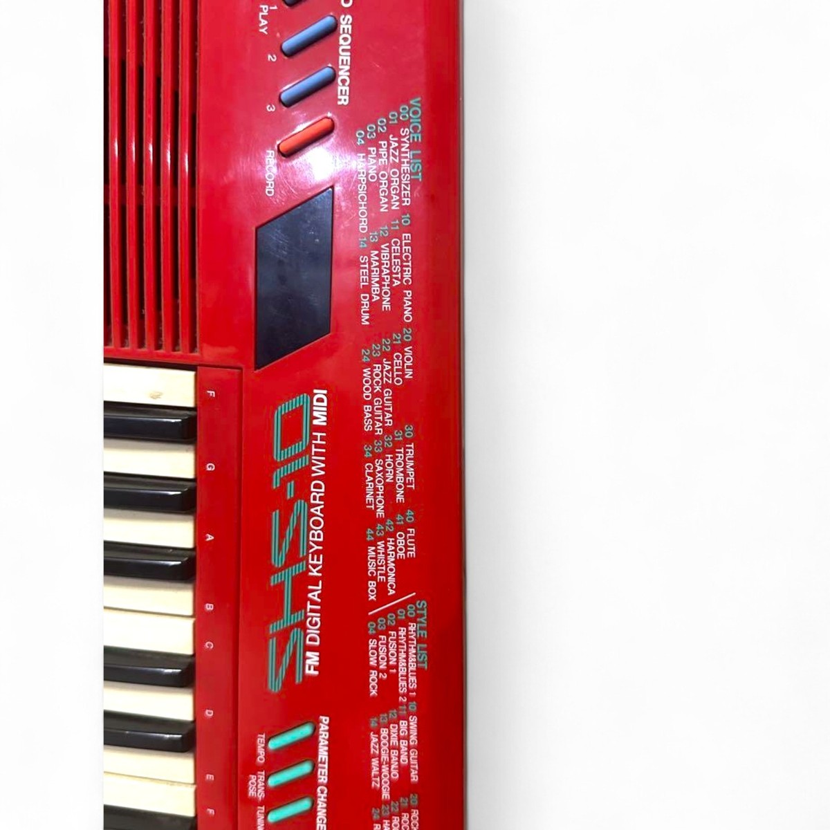 YAMAHA SHS-10 Portable Synthesizer Shoulder Keyboard Used | eBay