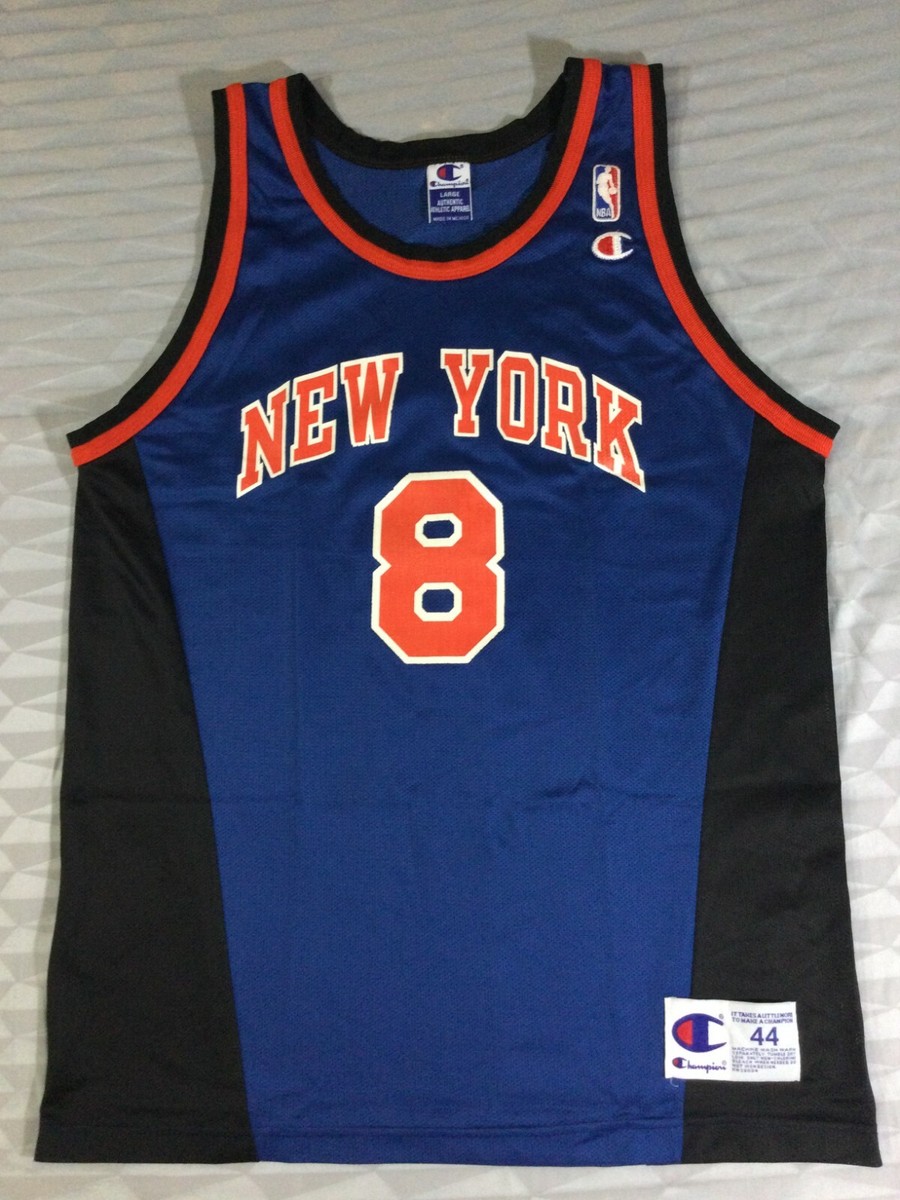 Vintage New York Knicks Latrell Sprewell #8 Basketball-NBA