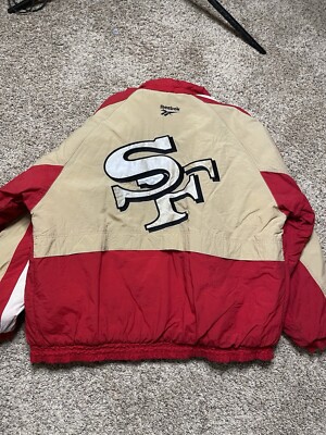 Vintage 90's San Francisco 49ers Reebok NFL Pro Line Jacket Size