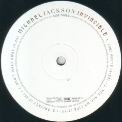 Michael Jackson / Invincible 2001 US ORIGINAL Vinyl 2LP Notorious