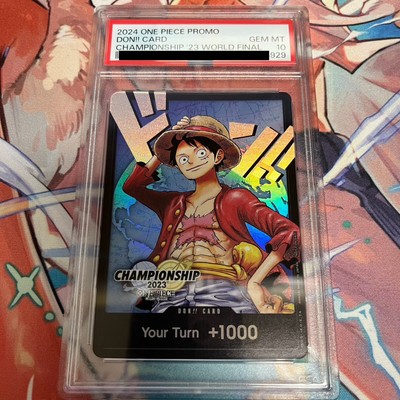 ワンピースカード PSA10 ルフィドンカード 2024ワールドファイナル