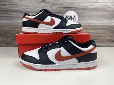 Nike Dunk Low Retro Black Dragon Red White Shoes (DV0833 108) *NEW