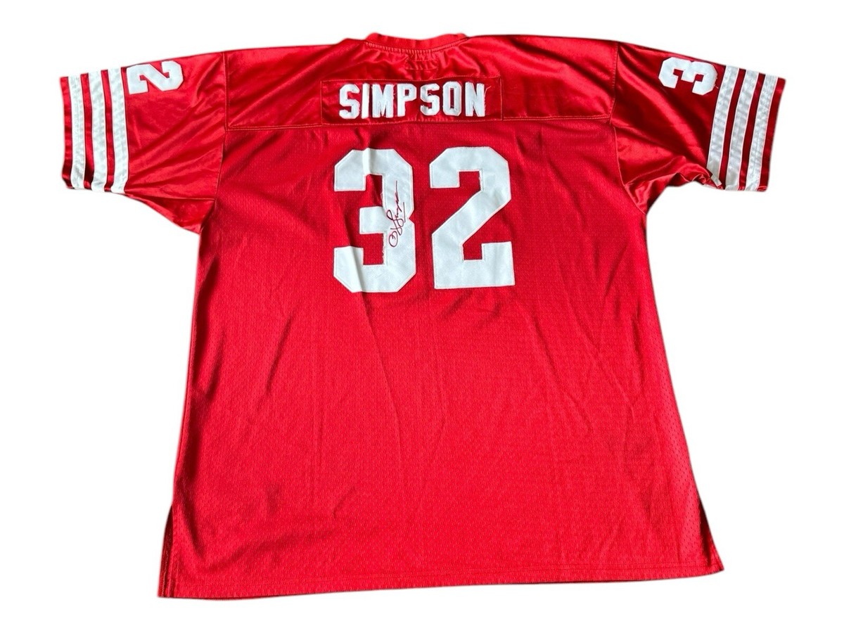 O.J. Simpson #32 1978 Mitchell & Ness Vintage SF 49ers Throwback