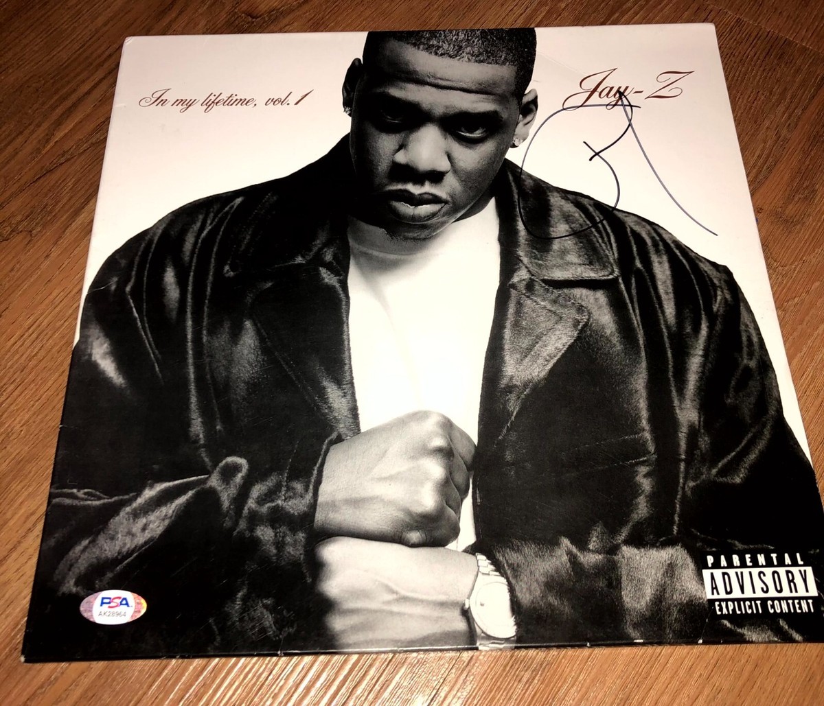 Jay Z In My Lifetime Vol 1 Signed Autographed Vinyl Record LP PSA