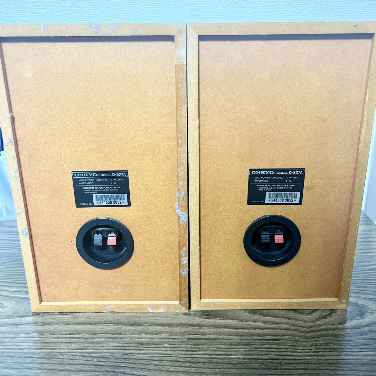 ONKYO D-SX7A Speaker System 2-Way Bass reflex Pair Set 70W with