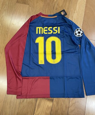 Barcelona 08-09 Champions League Home Long Sleeve | eBay