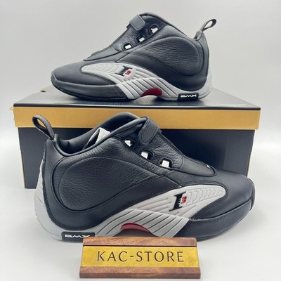 Reebok Answer IV 4 Allen Iverson Core Black Grey HR1062 Men's Size