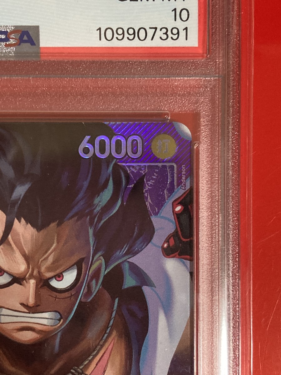 PSA 10 Luffy OP11-040 L A Fist of Divine Speed ONE PIECE Card 2025