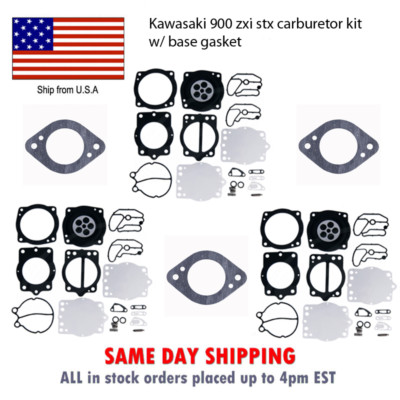 1995 1996 1997 1998 KAWASAKI 900 ZXI STX CARBURETOR REBUILD KIT