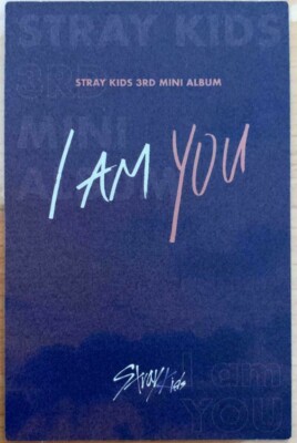 Stray kids I am you Felix official purple photocard w/tracking | eBay