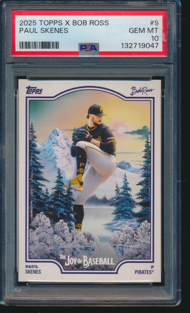 PSA 10 PAUL SKENES 2025 Topps x BOB ROSS Joy of Baseball #5