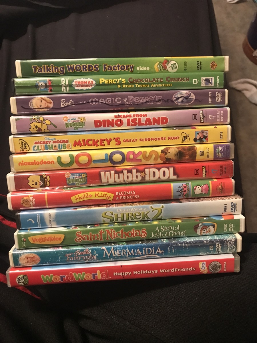 Kids & Family DVD Lot of 12 Children's Family Movies Disney, Dream