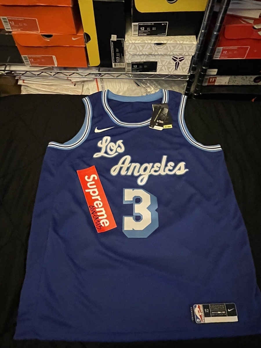 Los Angeles Lakers Anthony Davis #3 Nike NBA Hardwood Classic