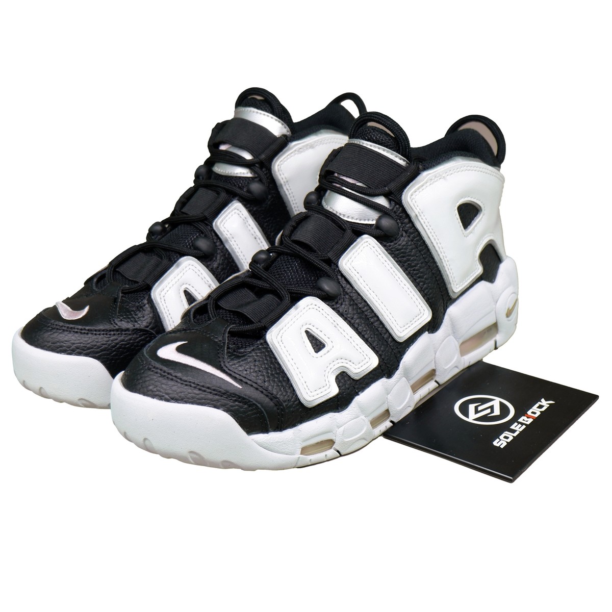 Nike Women's Air More Uptempo Black Metallic Silver DN8008-001 | eBay