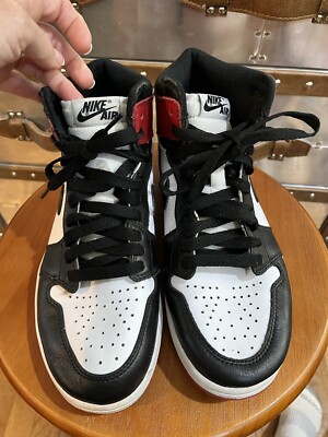 Nike Air Jordan 1 Retro High OG Black Toe 2016 555088 125 US 7 | eBay
