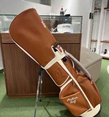 Malbon Golf Malbon Caddy Bag Brown Brown Malbon New free shipping